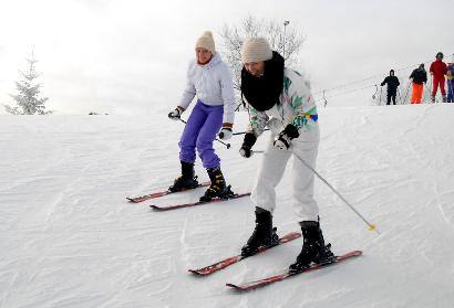 Studentams labiau patinka Anykščiai, nors slidinėjimo centras veikia ir Vilniuje. Autoriaus nuotr.