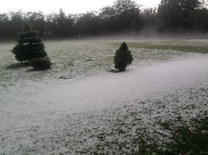 Taip atrodė Naujieji Elmininkai, vakar apie 18 valandą. Skaitytojo nuotr.