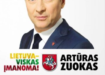 Politinė reklama. Bus apmokėta iš kandidato į LR Prezidentus Artūro Zuoko rinkiminės sąskaitos. Užsak.Nr.753