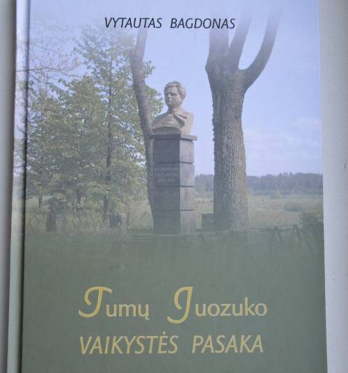 Žurnalisto Vytauto Bagdono knygos „Tumų Juozuko vaikystės pasaka“ viršelis.