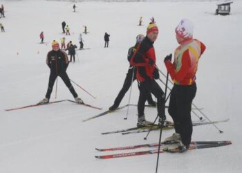 Biatlonininkai treniravosi ant Kalitos kalno, tačiau slidininkų keltuvo jiems neprireikė. Autoriaus nuotr.