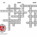 Horizontaliai: 1. ................... pėsčiųjų grupė – suplanuotu maršrutu, keliu einančių žmonių grupė, lydima atsakingų asmenų. 2. Šaligatvio pusė, kuria privalo eiti pėstieji. 4. Atšvaitas turi būti prisegtas kitiems eismo dalyviams ............  vietoje. 5. Pėstiesiems įžengti į važiuojamąją dalį, galima tik įsitikinus, kad tai saugu ir nebus  ............ transporto priemonėms. 8. Asmuo, kelkraščiu vedantis dviratį, privalo judėti transporto priemonių ............ kryptimi. 9. Vieta, kurioje pėstieji gali pereiti į kitą gatvės pusę. 11. Įstatymo numatyta sankcija už pėsčiųjų padarytus KET pažeidimus. 13. Priemonė su kuria galima važiuoti pėsčiųjų taku. 16. Prietaisas, reguliuojantis eismą. 18. Daiktas, privalomas turėti pėsčiajam tamsiu paros metu.Vertikaliai: 3. Kelio dalis kuria turi eiti pėstieji, nesant šaligatvio. 6. Vieta, kurioje draudžiama eiti pėstiesiems. 7. Pėstiesiems ............ eiti dviračiu taku. 10. Institucija nagrinėjanti pėsčiųjų padarytus kelių eismo taisyklių pažeidimus. 12. Kelio ženklas „ ............ takas“. 14. Asmuo, važiuojantis riedlente. 15. Kelių eismo taisyklės. 17. Spalva, kuria nuspalvintas pėsčiųjų perėjos ženklas. 19. Gyvūnas, kurio vardu vadinamas pėsčiųjų perėjos ženklas. 20. Pusė, į kurią pirmiausia privalo pasižiūrėti pėstysis, eidamas per gatvę.