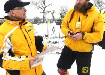 Liudvikas Avietė (nuotr. kairėje) kūrė pramogų ir sporto centrą „Kalita“ negailėdamas savo laisvalaikio, siekdamas, kad ant kalno būtų ką veikti ir vasarą. Autoriaus nuotr.